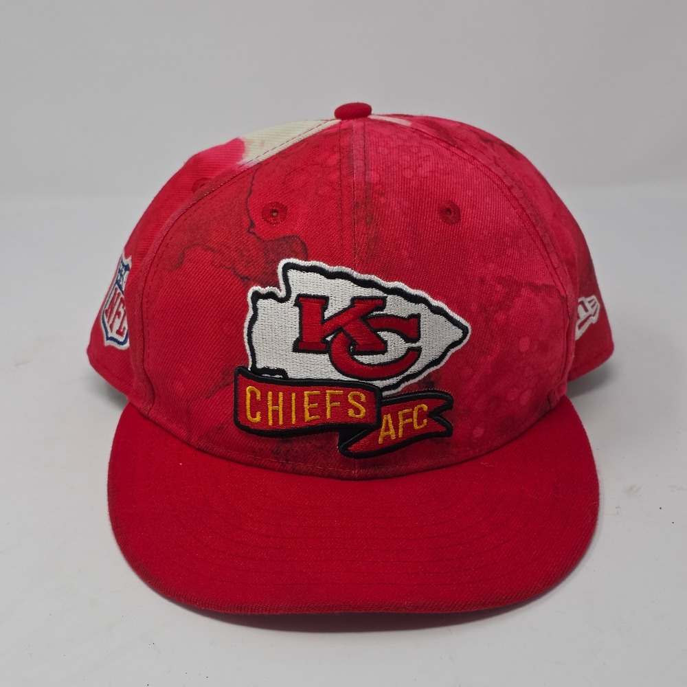 New Era 9FIFTY Kansas City Chiefs Hat Red White Tie Dye Snapback NFL Cap